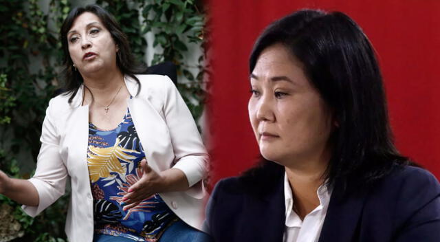 La candidata a la vicepresidencia por Perú Libre, Dina Boluarte, rechazó los cuestionamientos de Keiko Fujimori.