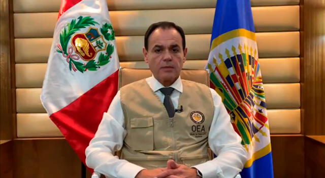 Jefe de la Misión de Observación Electoral en Perú, Rubén Ramírez Lezcano.