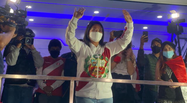 Keiko Fujimori encabezó marcha