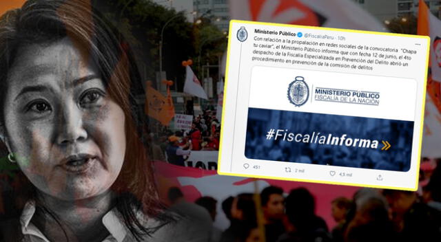 Ministerio Público se pronuncia sobre las amenazas a personalidades peruanas de parte de fujimoristas