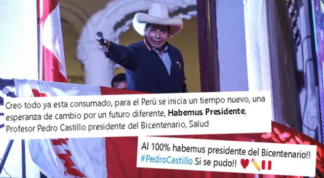 Pedro Castillo es el ganador de las Elecciones 2021 y los usuarios se pronunciaron en las redes sociales.