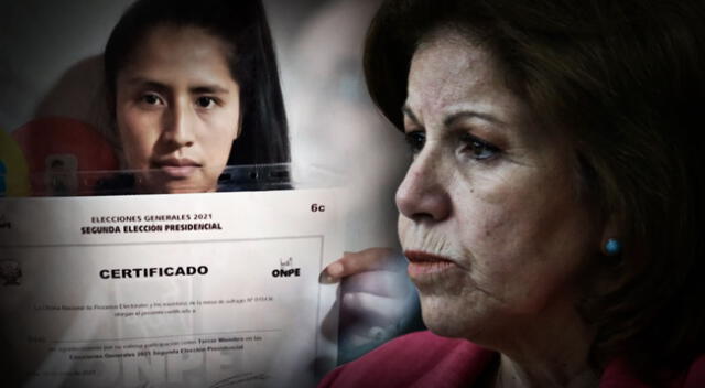 Lourdes Flores insiste en que hubo firmas falsas en las actas electorales del proceso electoral.