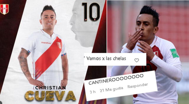 Christian Cueva, volante de la selección peruana, fue noticia en las redes sociales.