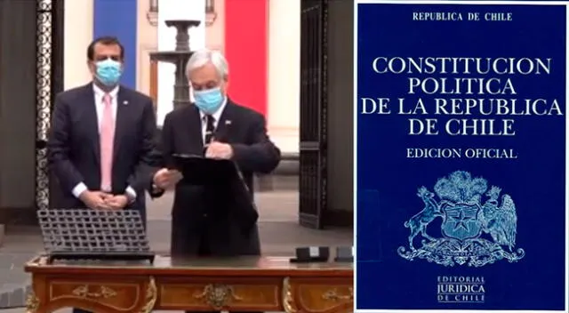 “Esta Convención Constitucional va a ser un hito histórico, porque por primera vez en nuestra historia estaremos escribiendo democráticamente una nueva Constitución para Chile”, dijo Piñera.