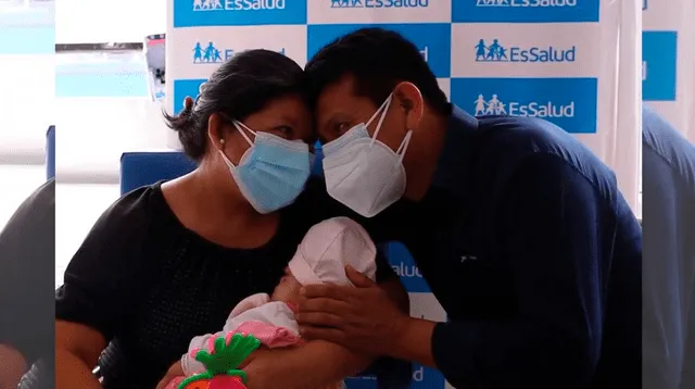 Médicos del Hospital Guillermo Almenara salvan la vida de una bebé que nació con el Síndrome de Crouzon