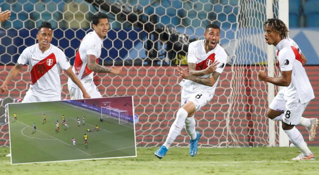 Sergio Peña puso el 1-0 para Perú ante Colombia