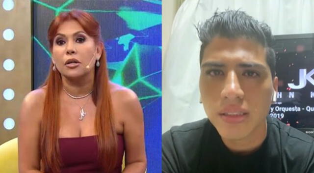 Magaly Medina corta llamada a John Kelvin por humillar a su esposa.