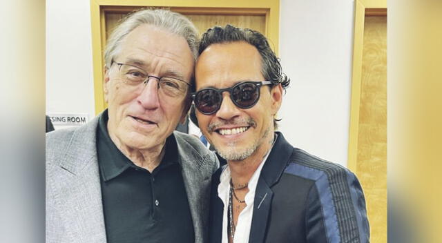Marc Anthony y Robert De Niro tienen una estrecha amistad.