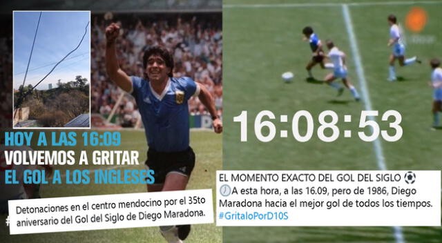 Golazo de Diego Maradona cumple 35 años y en las redes sociales los hinchas se pronunciaron.