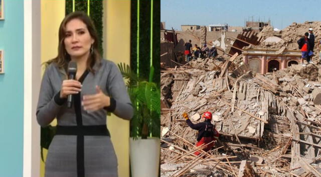 La periodista Alvina Ruiz resaltó que el temblor de Pisco fue muy duro, y recordó que un experto le contó cómo comportarse ante estas situaciones.