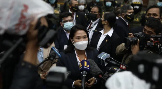 El último lunes, el Poder Judicial rechazó el pedido de prisión preventiva que presentaron contra Keiko Fujimori.