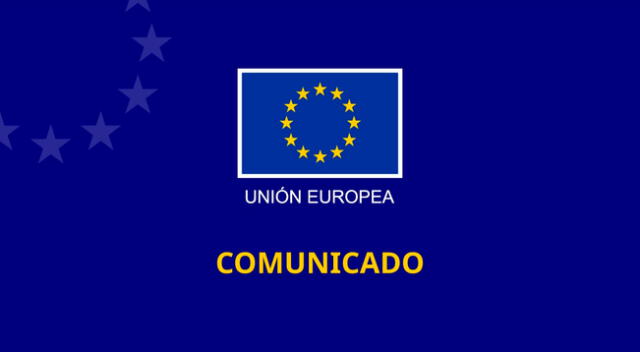 La UE en Perú emitió un comunicado oficial en sus redes sociales.