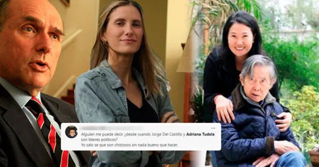 Usuarios compararon a Adriana Tudela con Keiko Fujimori