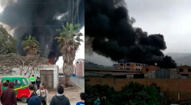 incendio de gran magnitud deja en cenizas fábrica de colchones