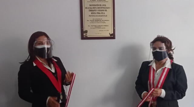 Presidenta del Poder Judicial Elvia Barrios inauguró Juzgados en Andahuaylas en Apurímac