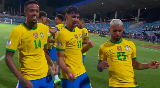 Brasil vs Ecuador gol Eder Militao