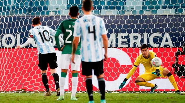 Lionel Messi apareció con dos goles ante Bolivia en el cierre del grupo A de la Copa América.