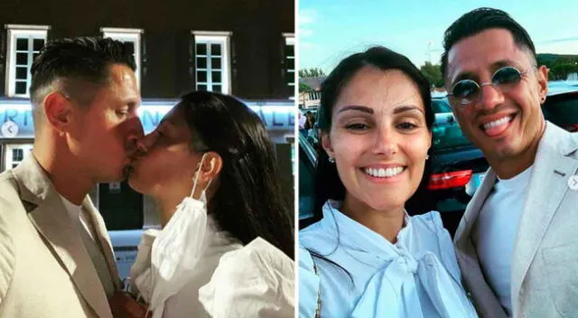 Gianluca Lapadula compartió historia de Instagram dedicada a su esposa Alessia.
