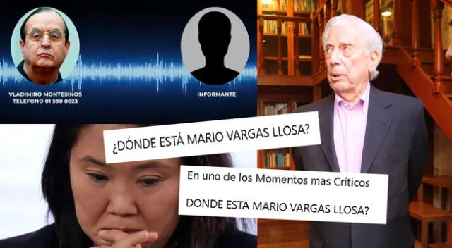 El nombre de Mario Vargas Llosa llamó la atención en las redes sociales.
