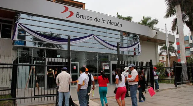 Fechas de pago del sector público en el Banco de la Nación