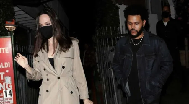 Angelina Jolie y The Weeknd fueron vistos cenando en Los Ángeles, pero salieron del lugar por separado para no ser fotografiados juntos.