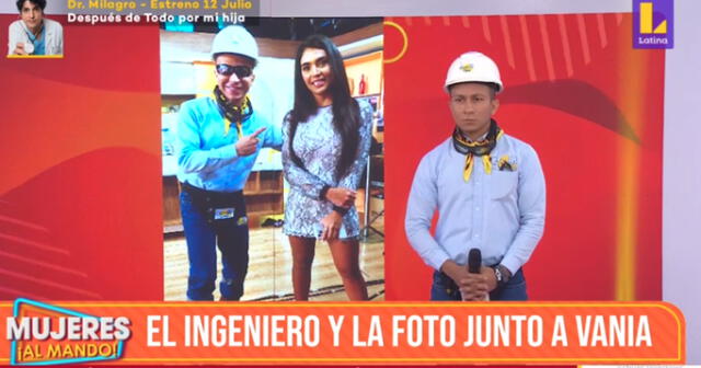 ‘Mujeres al mando’ revela foto inédita que se tomó El Ingeniero Bailarín con Vania Bludau