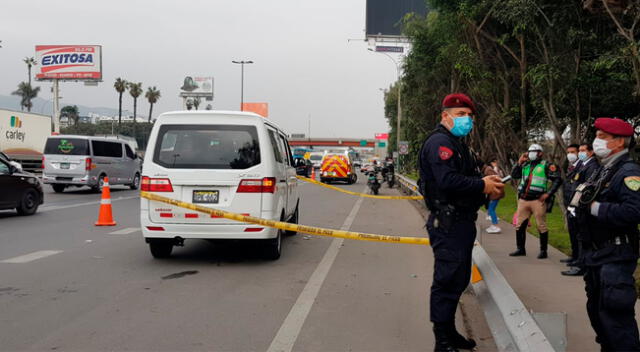 Ciudadano colombiano asesinado dentro de minivan.