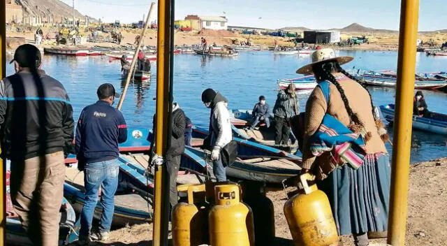 Familias compran gas boliviano de contrabando