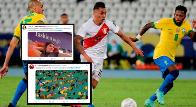 Usuarios se divierte pese a derrota de Perú contra Brasil.