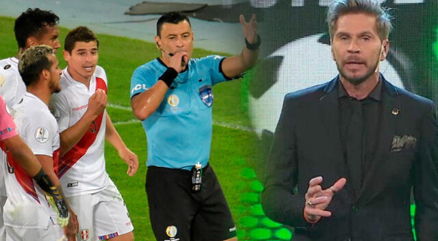 El narrador deportivo criticó el arbitraje del Perú vs. Brasil en Copa América 2021.