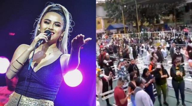 Amy Gutiérrez felicitó a Corazón Serrano por su concierto en el Huaralino, y se mostró emocionada con la posibilidad de volver a pisar un escenario.