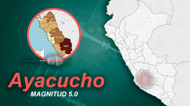 Sismo de 5.5 remeció la región de Ayacucho según informó IGP
