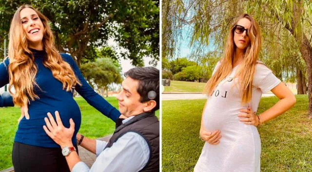 Daniela Camaiora ansiosa por dar a luz a su primer bebé.