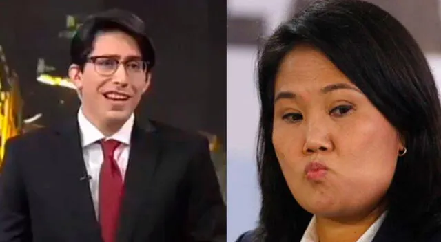 Sebastián Salazar tuvo peculiar risa al hablar de Keiko Fujimori