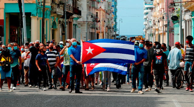 No se realizaba una protesta tan grande desde la muerte de Fidel Castro.