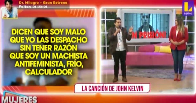 Víctor Yaipén sobre última canción de John Kelvin.