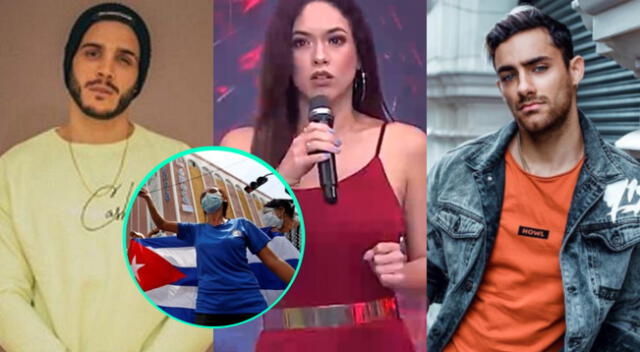 Los chicos reality y la conductora mostraron su apoyo al pueblo cubano a través de redes sociales en medio de la crisis social que viven.