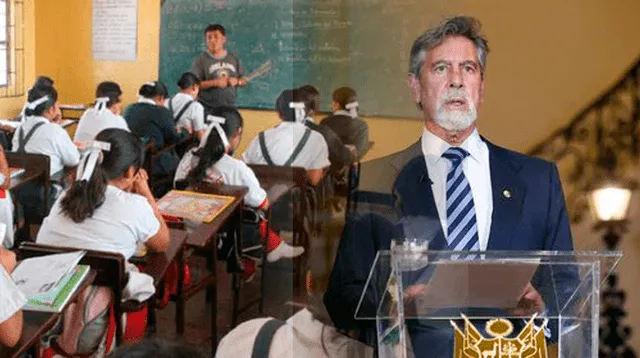 Conoce cuando regresan los escolares a las aulas, según lo anunciado por el presidente Francisco Sagasti