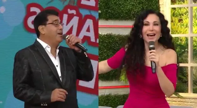 El cantante Lucho Paz llegó al set de América Hoy para hacer bailar a Janet Barboza, quien se emocionó al verlo, y agradeció a sus compañeros.