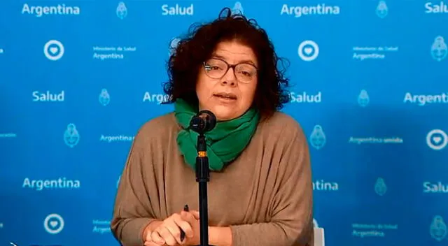 Ministra de Salud de Argentina, Carla Vizzotti.