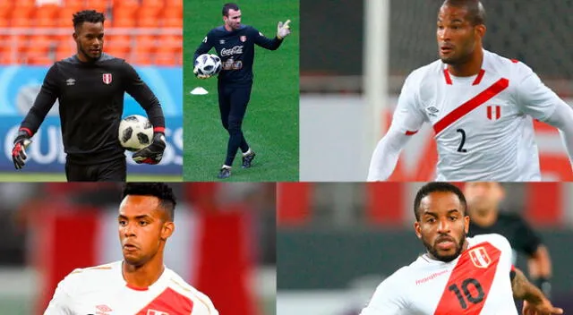 Cáceda, Carvallo, Rodriguez , Loyola y Farfán estuvieron en Rusia 2018