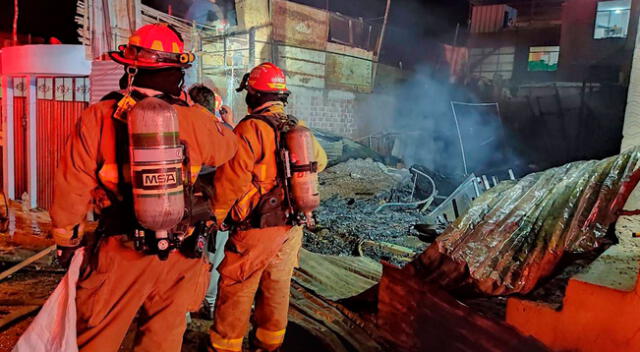 Incendio deja en la calle a familia en Moquegua