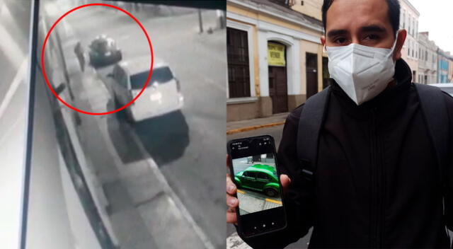 Las cámaras de seguridad del municipio en la avenida Tacna serán claves para conocer a dónde fue llevado el auto.