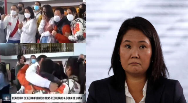 Celebración de Keiko Fujimori antes de tiempo se hizo viral en las redes sociales.