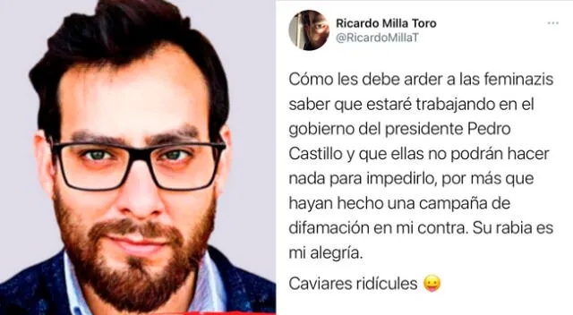 Ricardo Milla Toro en Twitter.