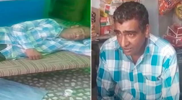 Purkharam, de 42 años, puede dormir 25 días ininterrumpidos.