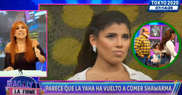 Magaly Medina evidencia mala actitud de la salsera con el cómico, Jorge Benavides.