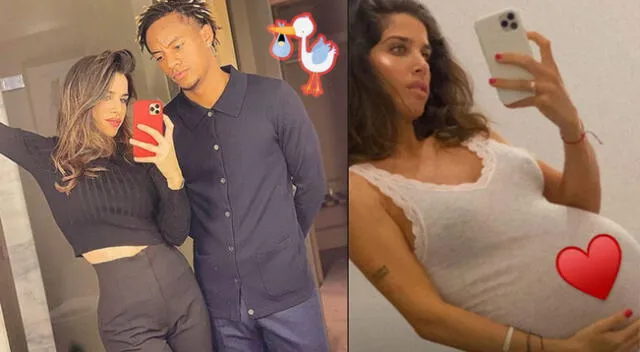 Esposa de futbolista André Carrillo muestra orgullosa embarazo en Instagram