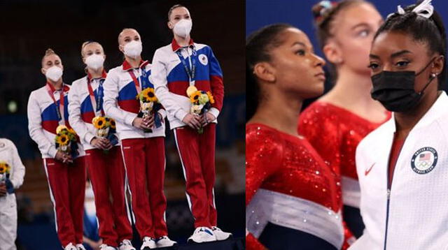 Rusia ganó oro en gimnasia artística y superó a EE. UU.