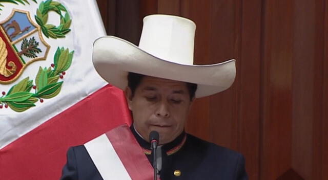 Pedro Castillo brindó mensaje a la nación desde el Congreso.